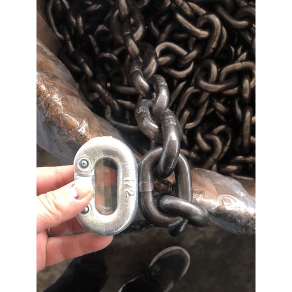 河北厂家生产链条连接器-不锈钢双抱扣-M8马蹄环