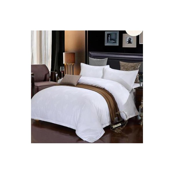 途悦长沙酒店布草 床上用品6060四件套全棉支持定制床单枕套被套可绣字加水洗标