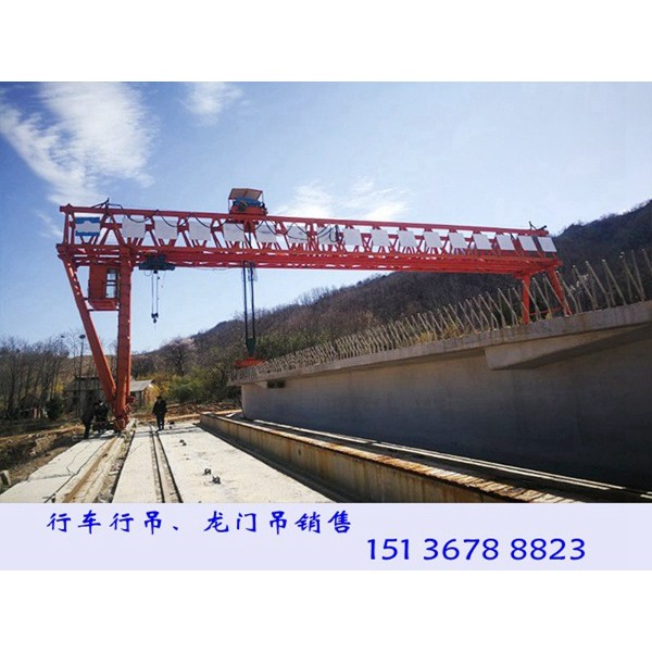 山西太原门式起重机厂家10吨20米跨花架龙门吊参数