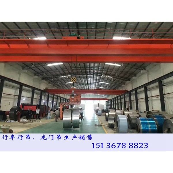广西柳州桥式起重机厂家吊运电磁吸盘