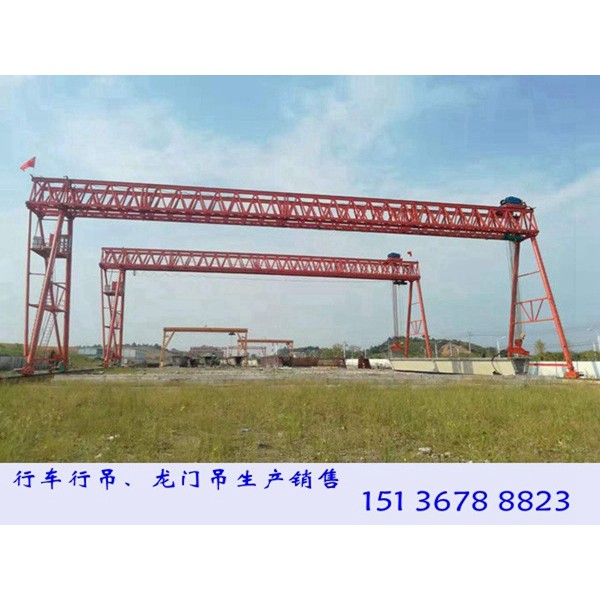 河北承德门式起重机厂家10t-18m龙门吊价格