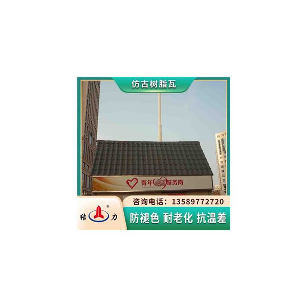 塑料仿古瓦 山东德州树脂瓦 古建屋面瓦用于平改坡工程