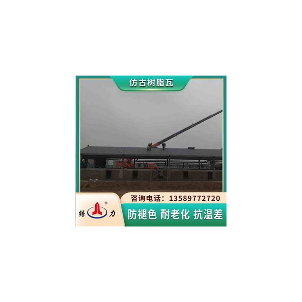 树脂仿古彩瓦 山东胶州树脂琉璃瓦 屋顶瓦防漏水不吸灰